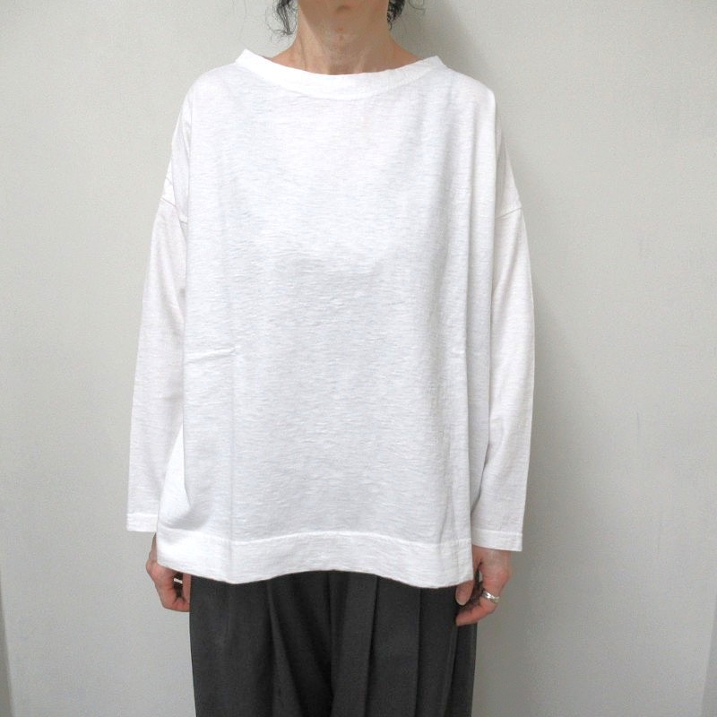 DAYS  ボートネックプルオーバー 43079 /WH01 【日本製】